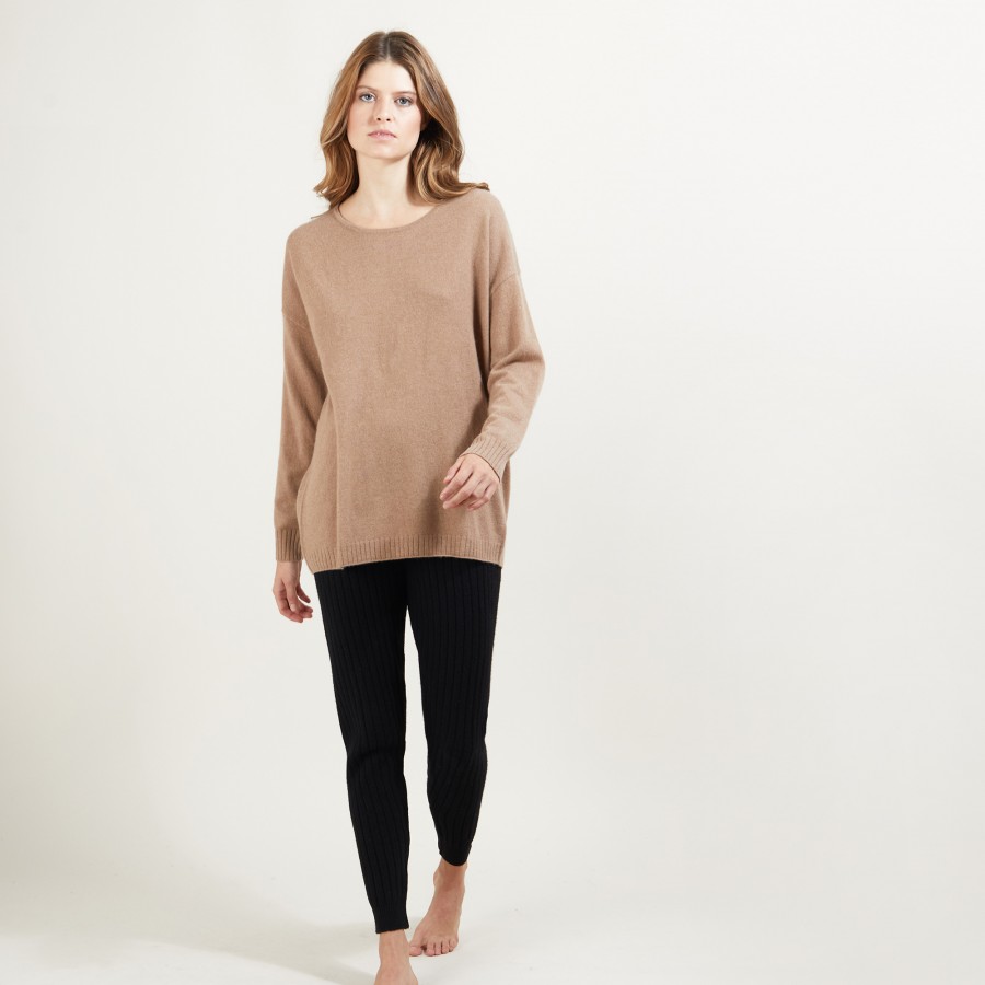 Cashmere buttoned sweater at the back - Bahia