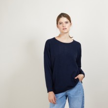 Cashmere buttoned sweater at the back - Bahia