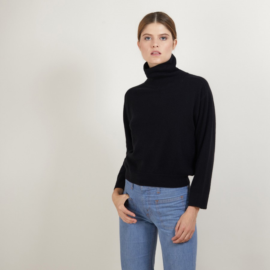 Cashmere hammer armholes sweater - Beverly