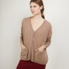 Cashmere cardigan - Brune