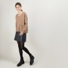 Short cashmere V-neck sweater - Balba