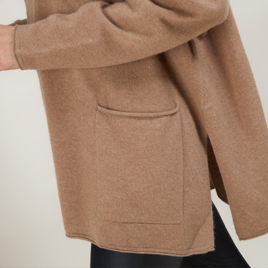 Loose V-neck cashmere sweater - Belinda