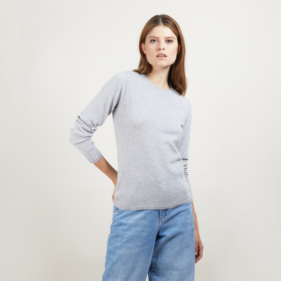 Cashmere round neck sweater - Abeline
