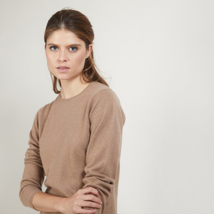 Cashmere round neck sweater - Abeline