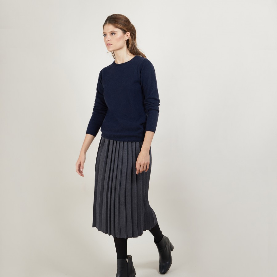 Cashmere round neck sweater - Abeline