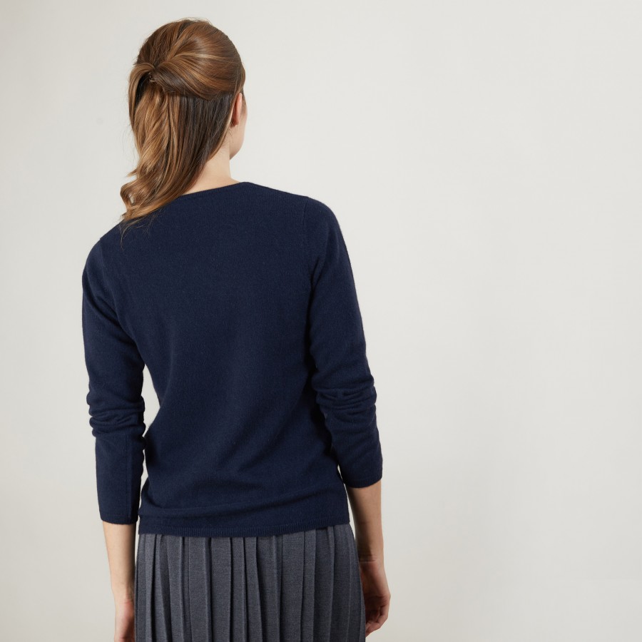 Cashmere round neck sweater - Abeline