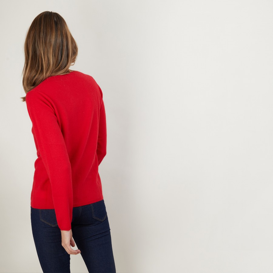 Cashmere round neck sweater - Abeline