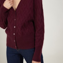 100% cashmere cardigan FIONA