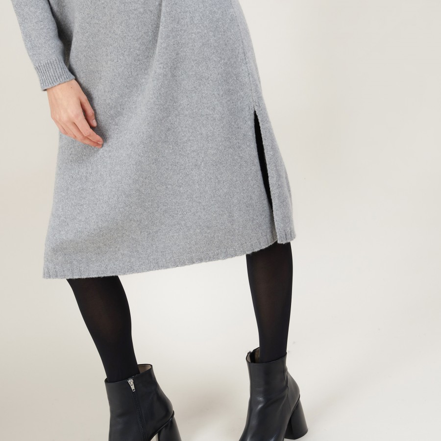 Long dress in recycled cashmere - Galate