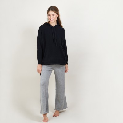 Recycled cashmere and wool hoodie - Galla
