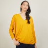 Batwing-sleeves wool sweater - Boxe