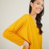 Batwing-sleeves wool sweater - Boxe