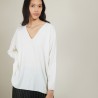 Batwing-sleeves wool sweater - Boxe