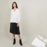 Batwing-sleeves wool sweater - Boxe