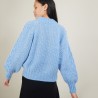 Zipped high-neck mohair sweater - Gilda