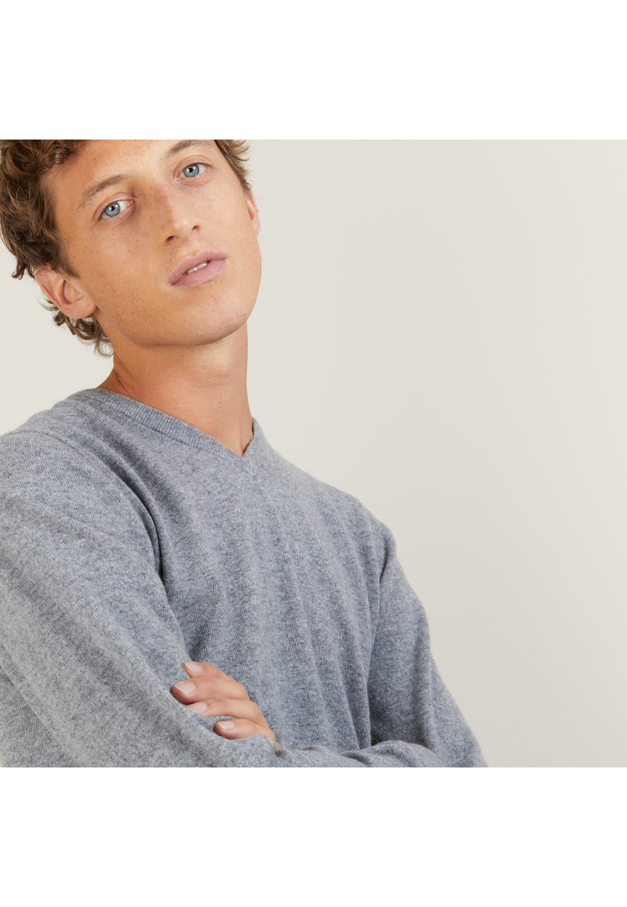 V-neck cashmere sweater - Evann