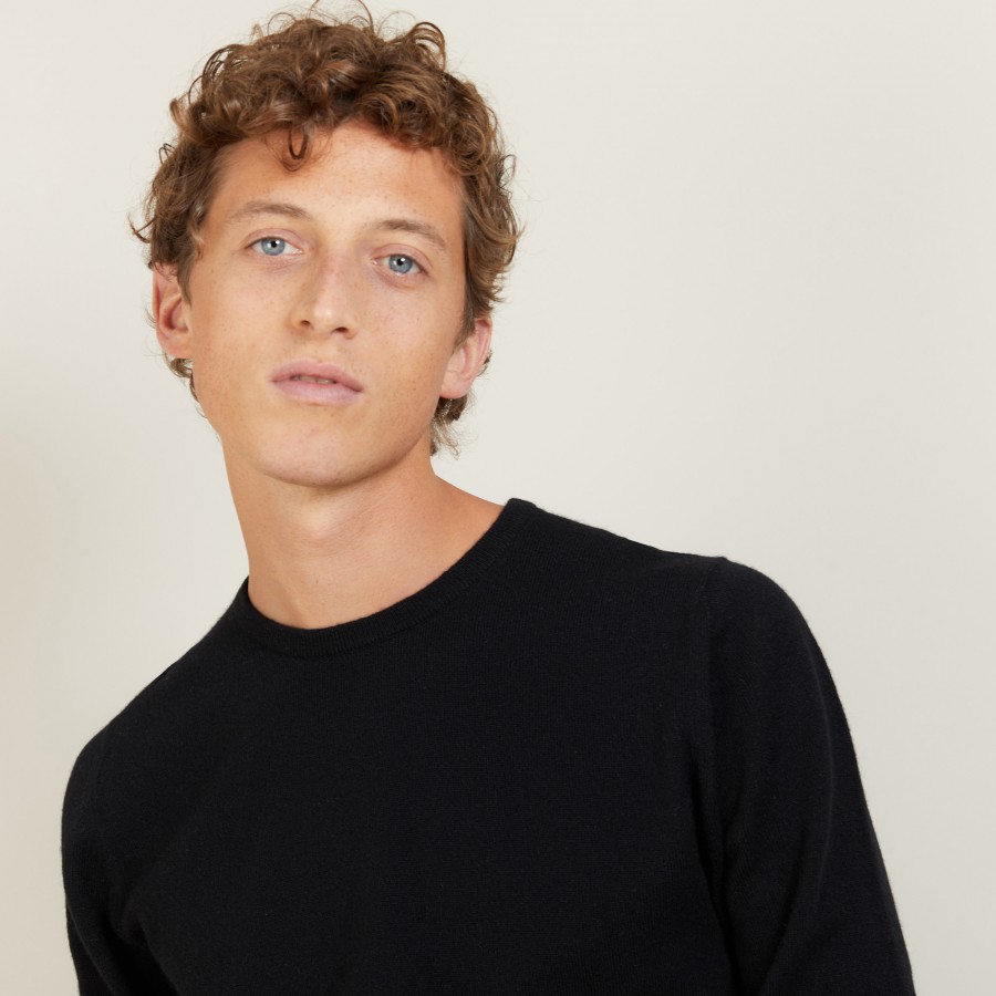 Round-neck cashmere sweater - Evain