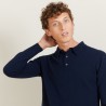 long-sleeved polo shirt in 100% cashmere-BILLY