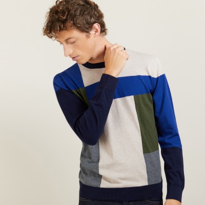 Geometric wool sweater - Leonardo