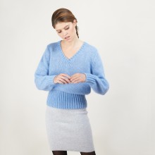 V-neck mohair sweater - Gracy