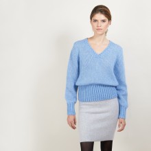 V-neck mohair sweater - Gracy