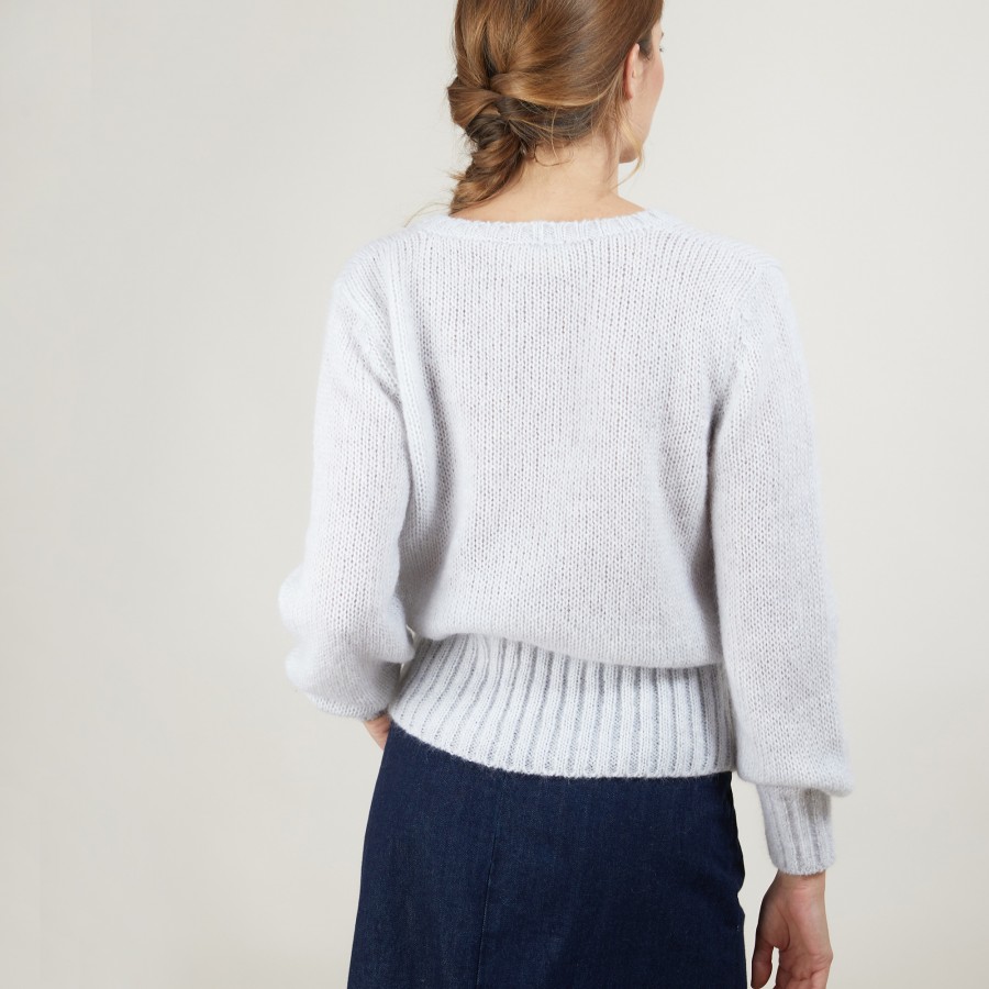 V-neck mohair sweater - Gracy