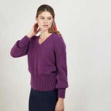 V-neck mohair sweater - Gracy