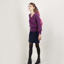 V-neck mohair sweater - Gracy