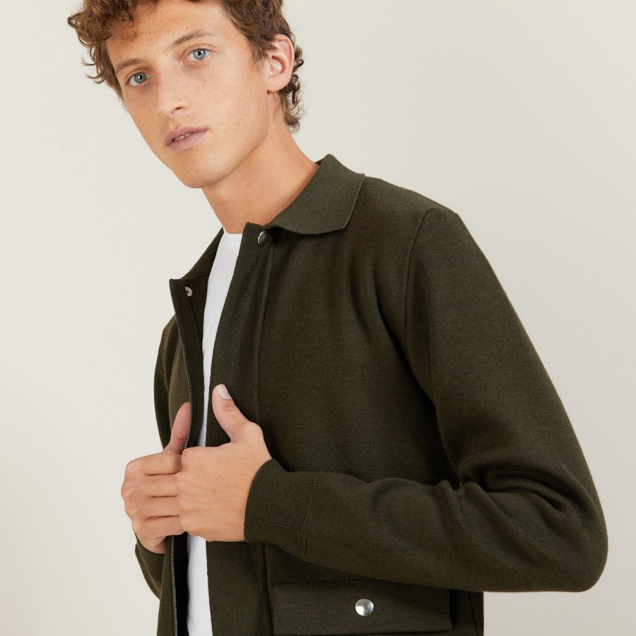 Wool jacket with pockets - Leopol