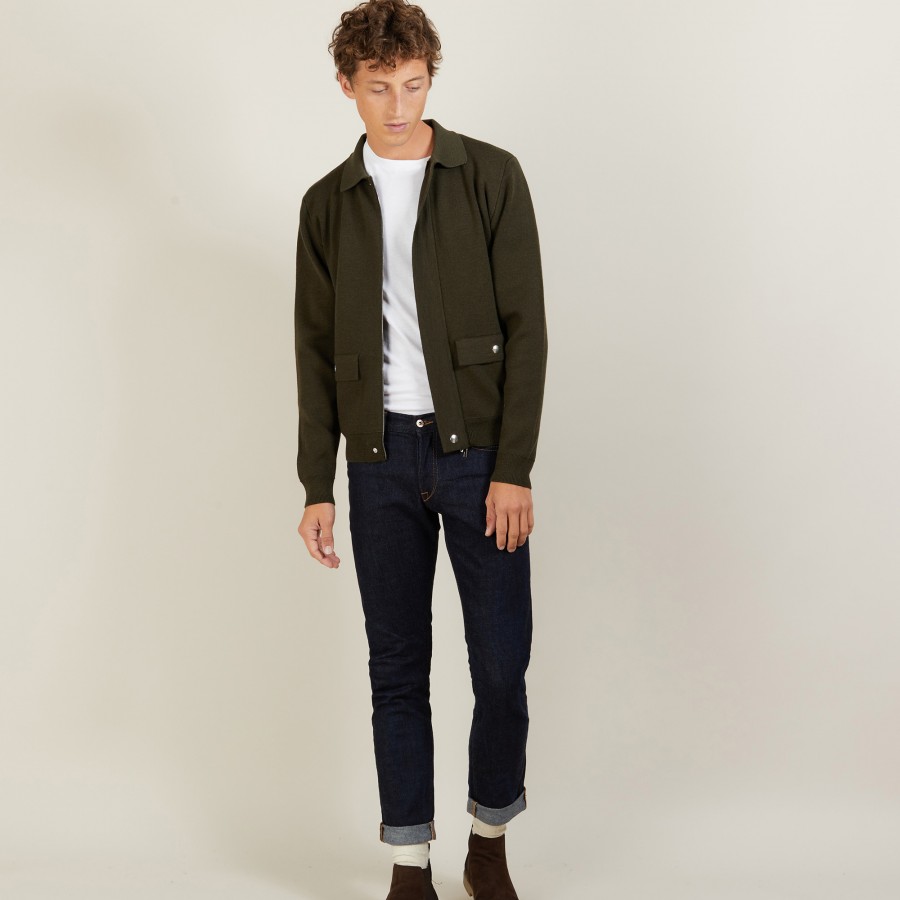Wool jacket with pockets - Leopol