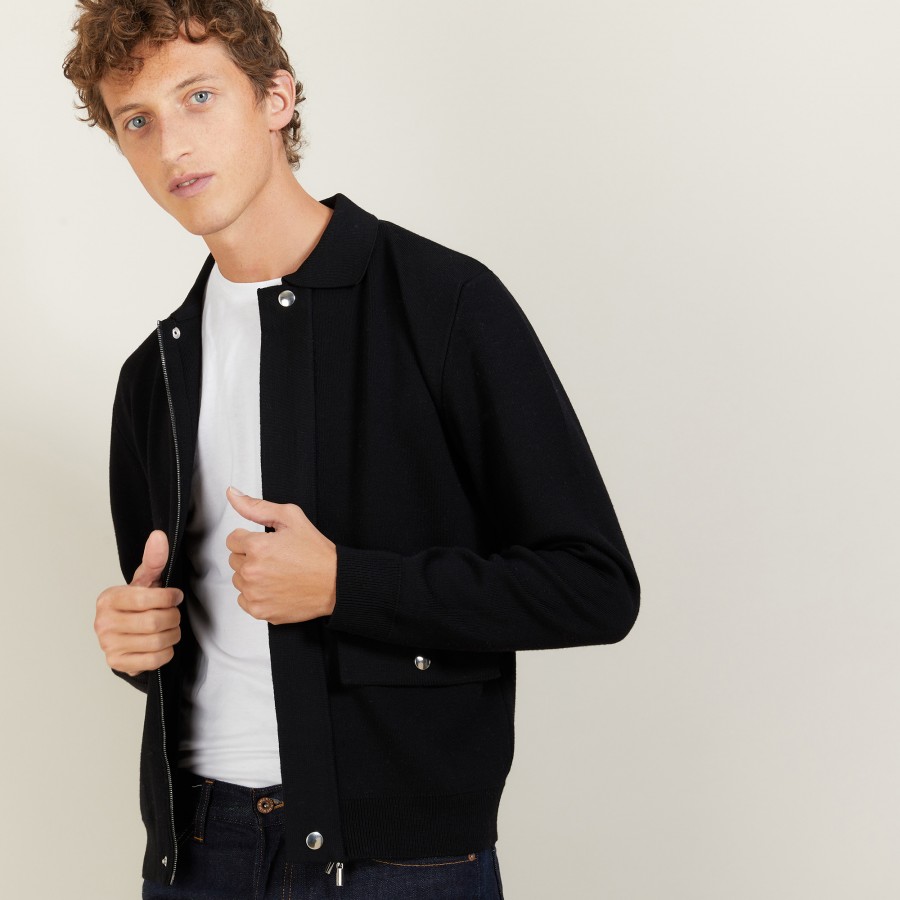 Wool jacket with pockets - Leopol