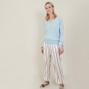 Linen cashmere hammer armholes sweater - Bailen