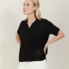 Molly-loose fit shirt in flat rib