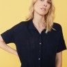 Molly-loose fit shirt in flat rib