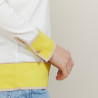 Round-neck tricolor cotton sweater - Nelda
