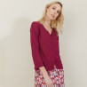 Slub linen cardigan with pockets - Bao