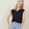 Openwork tank top in Fil Lumière - Nancy