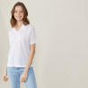 Short-sleeved patterned polo shirt - Angie