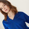 Short-sleeved patterned polo shirt - Angie