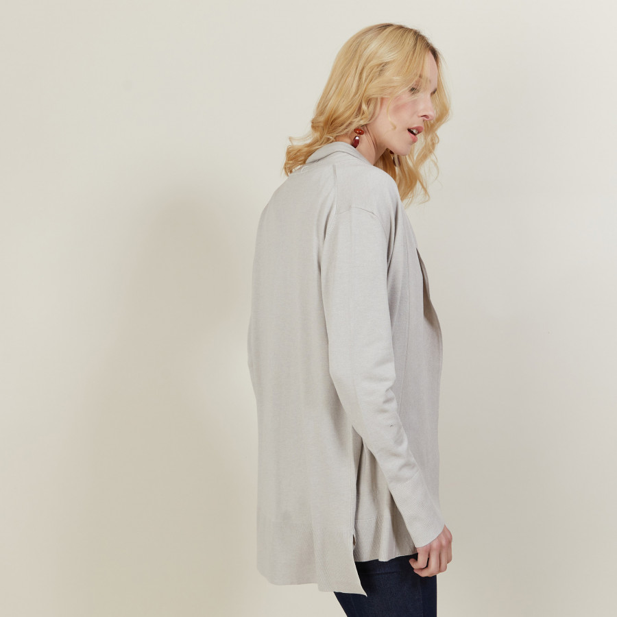 Wool and viscose cardigan - Agatha