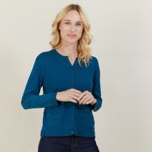 Wool and viscose cardigan - Athena