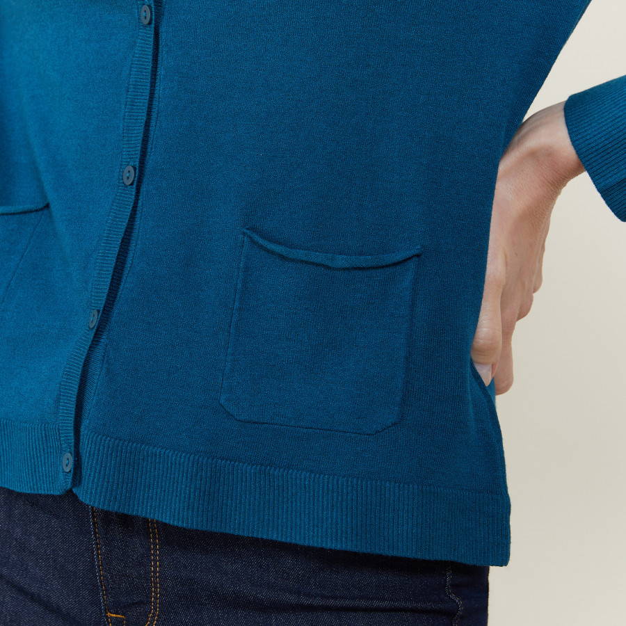 Wool and viscose cardigan - Athena