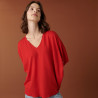 Merino wool batwing sleeve sweater - Boxe