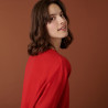 Merino wool batwing sleeve sweater - Boxe