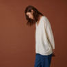 Merino wool batwing sleeve sweater - Boxe