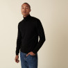 Merino wool turtleneck sweater with logo - Enzo