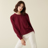 Mohair fancy stitch jumper - Camelia