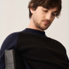 Two-tone cashmere sweater with raglan sleeves - Amalfi