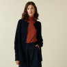 Long cardigan with pockets in recycled cashmere - Dina