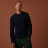 Round-neck cashmere sweater in checkered mesh - Alexis